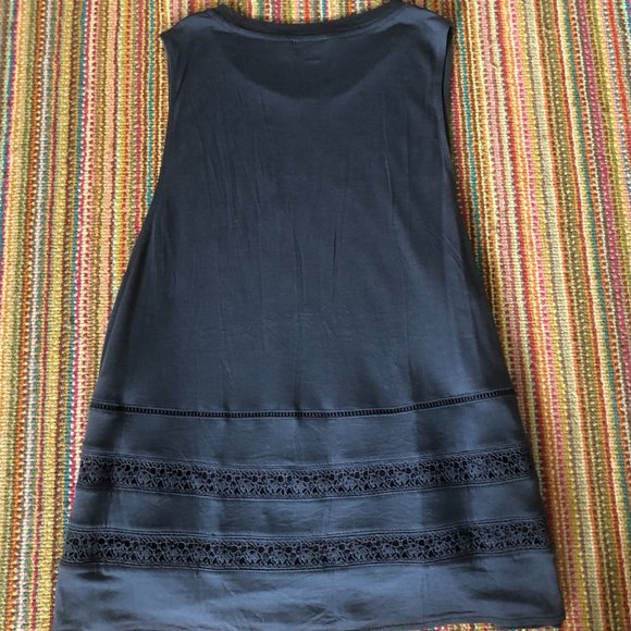 Blue Top With Embroidered Detail - Picture 2 of 3